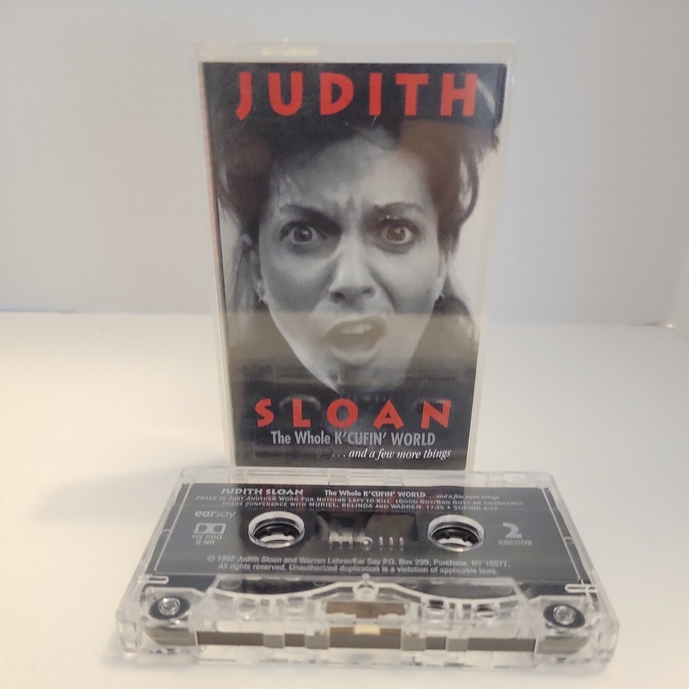 Judith Sloan The Whole K'Cufin' World Spoken Word Cassette Tape 1992 ESG002
